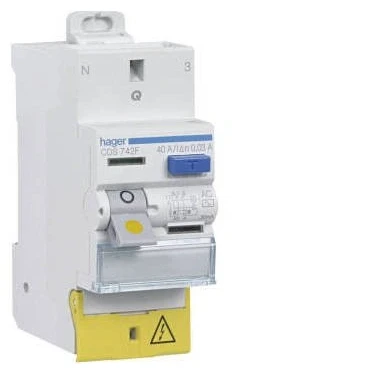 Image de Interrupteur différentiel 63A bipolaire type A SanVis CDS765F Hager