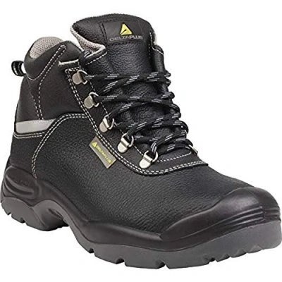 Image de Delta Plus SAUL2S3NO41 Chaussures montantes en cuir pleine fleur Pigmenté S3 Src Noir Taille 41