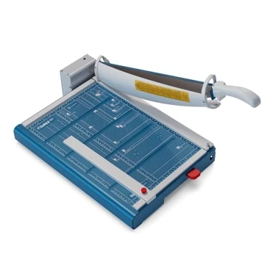 Image de Dahle Cisaille 867 (jusqu&#039;à 35 Feuilles, DIN A3, 460mm de Coupe, Automatique Sécurité, Auto Affûtante, Pression) Bleu