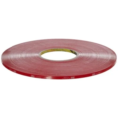 Image de 3M Ruban mousse adhésif double face acrylique VHB 4910 F, Transparent, 6 mm x 33 m