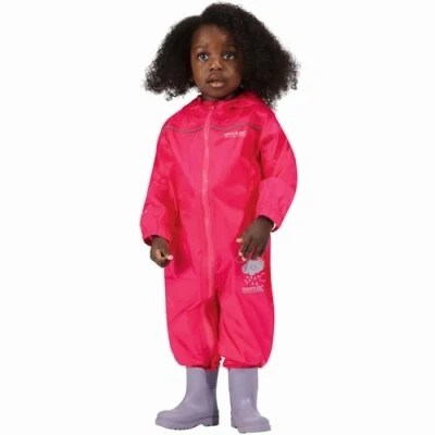 Image de Regatta Mixte enfant Combinaison Puddle Iv All in 1s, Rose (Jem), M EU