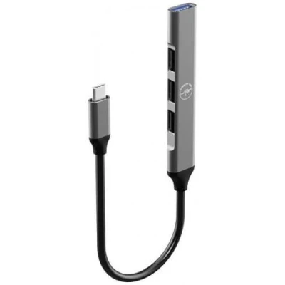 Image de Adaptateur ET convertisseur Mobility Lab HUB USB C ULTRA SLIM 4 PORTS DONT 3 A 2.0 1 3.0