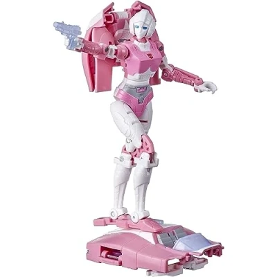 Image de Transformers Toys Generations War for Cybertron : Kingdom Deluxe, WFC K17 Arcee, Figurine 14 cm, Enfants à partir de 8 Ans, F0676, Multicolore, One Size