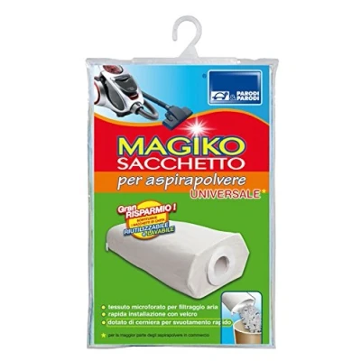 Image de PARODI &amp; Magiko Sac aspirateur Universel et réutilisable, polypropylène, Blanc, 13 x 24 1 cm