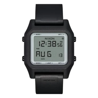 Image de Nixon Hommes Module numérique LCD Montre avec Bracelet en Silicone A1309867 00