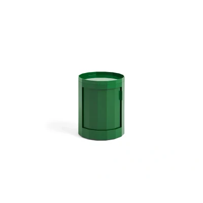 Image de HAY Table d&#039;appoint Facet Cabinet low pieds/roues 49 cm Spinach green