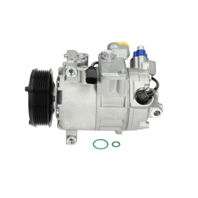 Image de BOSCH 1 986 AD1 338 Compresseur de Climatisation 12V PAG 46 R134a avec instructions montage, bague d&#039;étanchéité AUDI: Q7, A8 D3