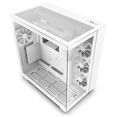Image de NZXT H9 All white Midi Tower Blanc Neuf