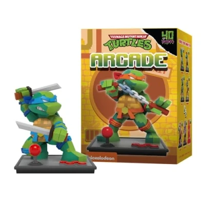 Image de Mighty Jaxx Arcade : Teenage Mutant Ninja Turtles Blind Box Toy Figurines de collection Un paquet Contient une figurine aléatoire