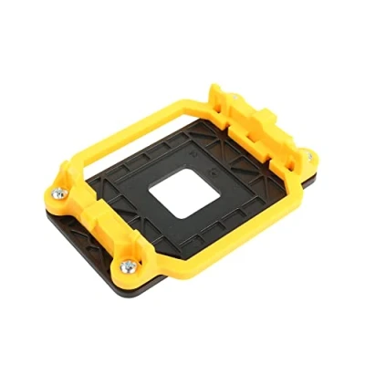 Image de RIIEYOCA Support de refroidissement pour processeur AMD avec quatre vis prise AM2 AM3 Jaune et noir