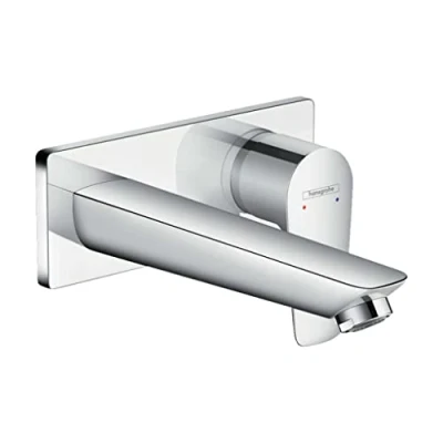 Image de hansgrohe Talis E Mitigeur de lavabo encastré mural, bec 165mm, bonde à écoulement libre, chromé, 71732000