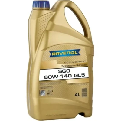 Image de RAVENOL SGO 1222201 004 01 999 Huile pour engrenage d&#039;essieux 4 80W 140 API GL 5, MT 1