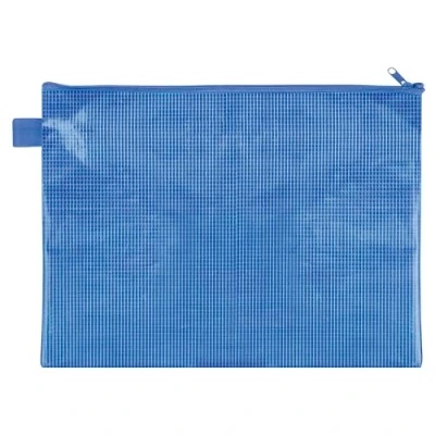 Image de VELOFLEX 2704050 Pochette zippée DIN A4, bleue, en EVA renforcé, 1 porte documents