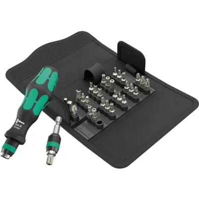 Image de Wera Kraftform Kompakt 71 Security 05057114001 Jeu dembouts 32 pièces Tamper Resistant TORX® Profil, carré intérieur (R