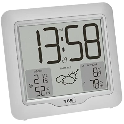 Image de TFA Dostmann Metro Plus Station météo radio numérique, 35.1164.02, blanc