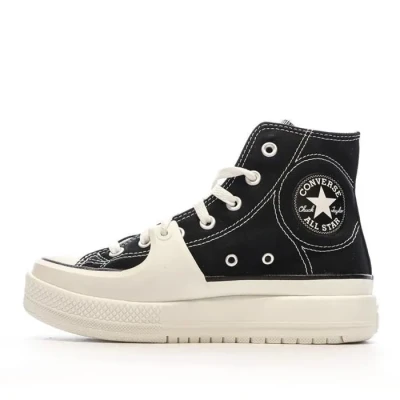 Image de CONVERSE Homme Chuck Taylor All Star Construct Sneaker, Noir, 45 EU