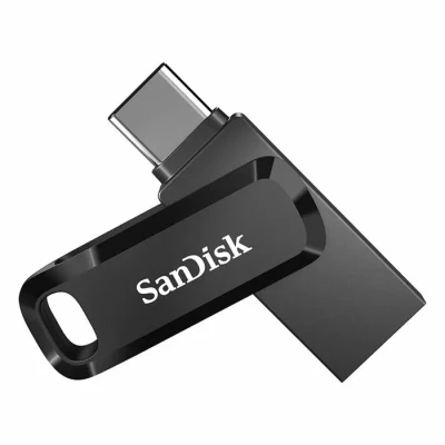 Image de SanDisk 1 To Ultra Dual Drive Go, USB Type C Clé USB, des vitesses allant jusqu&#039;à 400 Mo/s, avec connecteurs et A réversibles, pour smartphones, tablettes, Mac PC, Noire