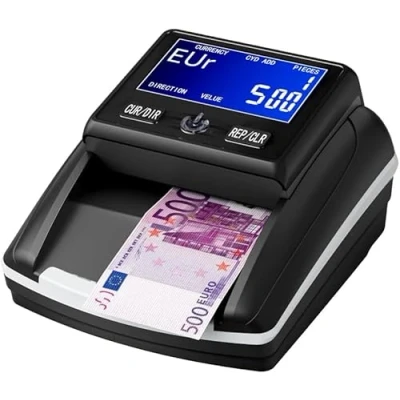 Image de Détecteur de Faux Billets Portable Stanew，Compteuse Batterie rechargeable incluse,pour Euros, Dollars, Livre Sterling。Vitesse Vérification Rapide