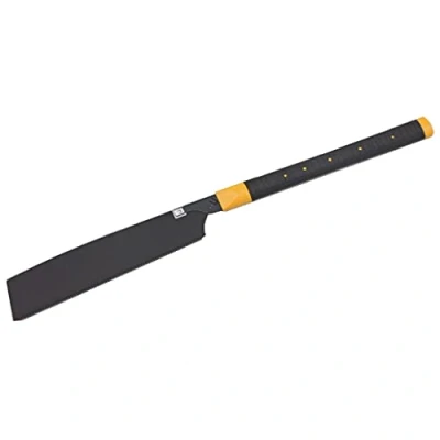 Image de Tajima scie japonaise Pull 265R Fluorine Black (265 mm, manche ergonomique, système de changement rapide, 16 dents par pouce, à bois) JPR265FBR