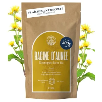 Image de Infusion de racine d&#039;aunée Monte Nativo (150g) délicatement séchée, aromatique et savoureuse 100% pure naturelle Sans additifs (Inula helenium)