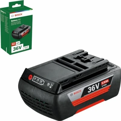 Image de Bosch Home and Garden Batterie 36V (2 Ah, Lithium Ion, compatible avec l’intégralité de la gamme produits Jardin) F016800474 Noir