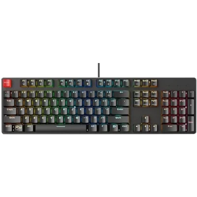 Image de Glorious Gaming GMMK Full Size (100%) Clavier de Jeu mécanique, switches Gateron Brown (tactiles), Capuchons doubleshot, échangeable à Chaud et Personnalisable, Disposition QWERTY américaine Noir