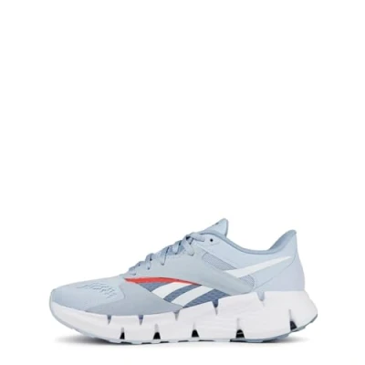 Image de Reebok ZIG Dynamica 5 Chaussures de running neutres, Femme, Taille: 38.5, Pale blue vintage dynamic red Tissu / matière synthétique