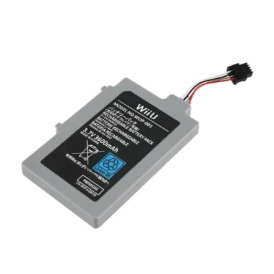Image de Link e : Batterie Rechargeable de Remplacement 3.7V 3600mAh Compatible avec Manette Jeu Gamepad sur Console Nintendo Wii U