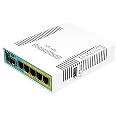 Image de Mikrotik hEX PoE Routeur connecté Ethernet/LAN Blanc Routeurs connectés (10,100,1000 Mbit/s, IEEE 802.3at, Blanc, 16 Mo, 128 800 MHz)