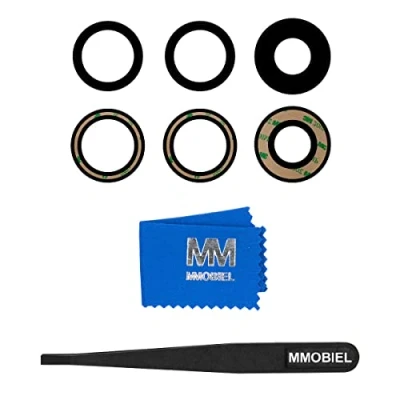 Image de MMOBIEL Remplacement de la lentille en Verre caméra arrière Compatible avec Samsung Galaxy A14 4G 2023. Comprend Un Adhésif Double Face, Pince à épiler et Chiffon.