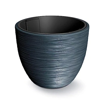 Image de Prosperplast Pot de Fleurs Anthracite avec réservoir Collection Furu 39 x 32 cm, capacité 30 l.