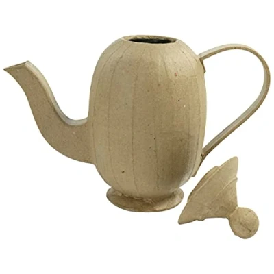 Image de Décopatch AC796C Un support en papier brun mâché 20x9x16,5 cm Waterproof Théière