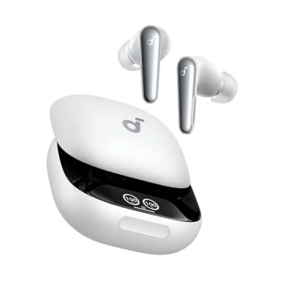 Image de soundcore Liberty 4 Pro, écouteurs sans fil à réduction de bruit, 7 capteurs et bruit adaptative, chargement 2x plus rapide, musique Hi Fi niveau studio, appels clairs avec 6 micros IA