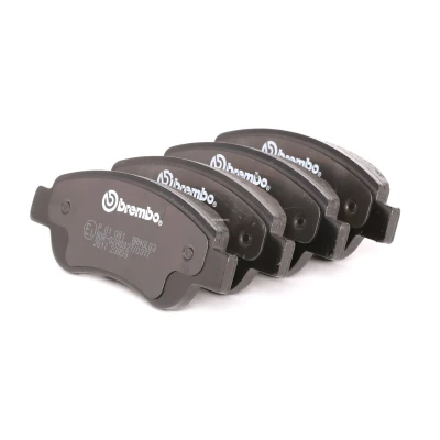 Image de BREMBO P 61 081 Jeu de plaquettes frein contact signal d&#039;usure exclu avec vis d&#039;étrier accessoires CITROËN: C1 I, II oscaro,