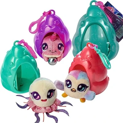 Image de Simba 105952560026 Pearly Pods, Bol coloré avec Une créature aléatoire à l&#039;intérieur, Hauteur env. 8 cm, partir de 3 Ans
