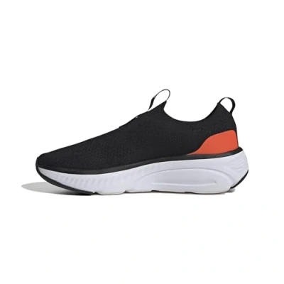 Image de adidas Homme Cloudfoam GO Sock Shoes Chaussures, Core Black/Cloud White/Solar Red, 46 2/3 EU