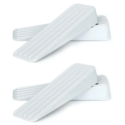Image de Mario10 Lot de 4 butées porte en caoutchouc antidérapant pour intérieur et extérieur Cales multi surfaces Supports robustes rester ouverts