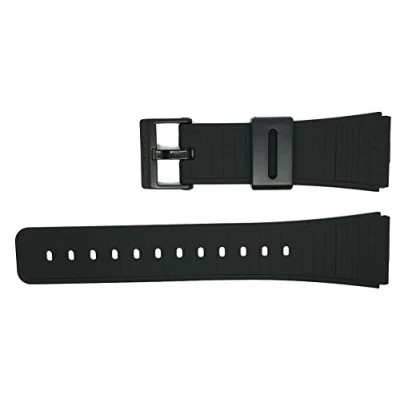 Image de Casio Bracelet de Montre Resin noir 22mm DBC 62 *