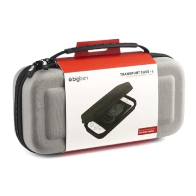 Image de Bigben Interactive Switchpouchlgrey Large Transport Case Grey Rangement Console Compatible:Nintendo Switch