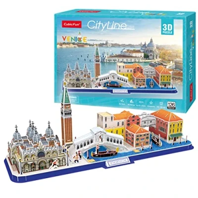 Image de Puzzles 3D Puzzle Italie, Enfant Et pour Adultes, Adulte 3D, Modèles À Assembler Jeux D&#039;assemblage,