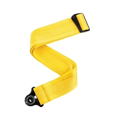 Image de D&#039;Addario Planet Waves 50BAL07 Sangle de guitare à verrouillage automatique Jaune clair