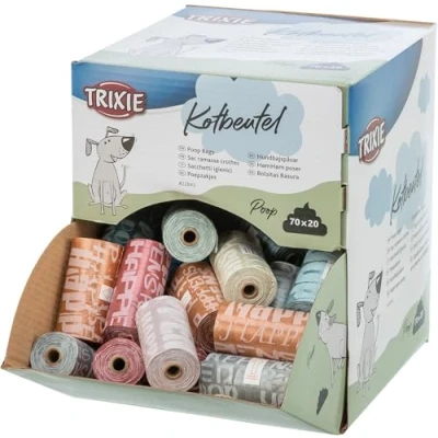 Image de TRIXIE sachets pour déchets canins 70 rouleaux en distributeur 20 par rouleau tous les distributeurs de 22843