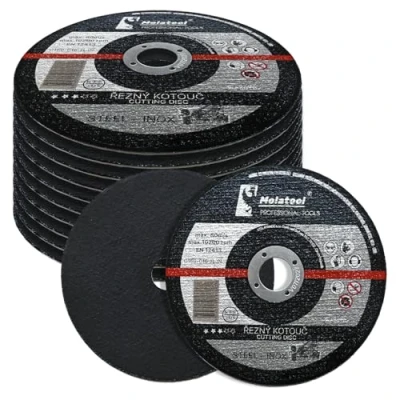 Image de Molatool lot de 10 disques à tronçonner standard 150 x 1,6 22,2 mm pour métal, acier, acier inoxydable/inox, flexibles meuleuse d&#039;angle
