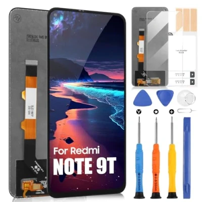 Image de Écran pour Xiaomi Redmi Note 9T M2007J22G/Redmi 9 5G M2007J2J2C 6.53&quot; LCD Tactile Digitizer Réparation Pares avec Outils