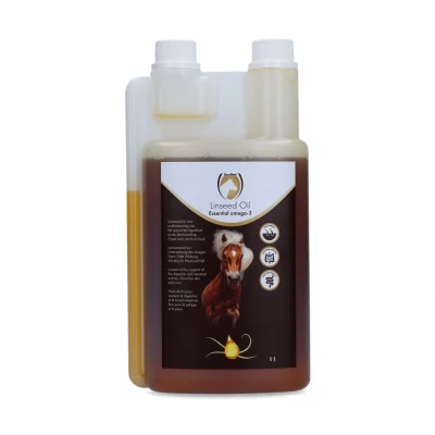 Image de Excellent Huile de lin (huile lin) 1 l Marron