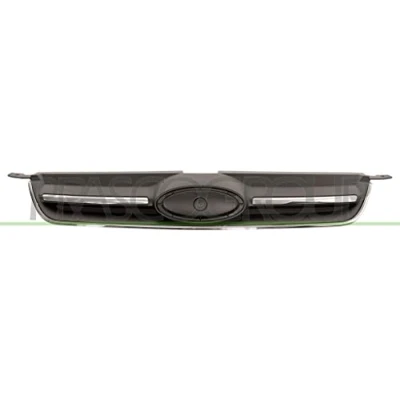 Image de PRASCO FD7192001 Calandre chrome/noir, noir Premium avec cadre