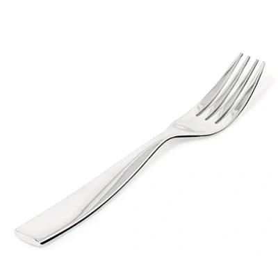 Image de Alessi Mw03/2 Dressed Fourchette de Table en Acier Inoxydable 18/10 Brillant avec Décoration Relief, Set 6 Pièces