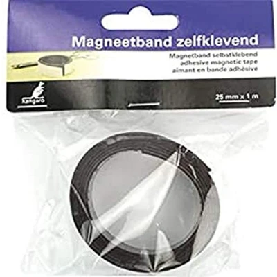 Image de Ruban magnétique autocollant Kangaro 25 mm x 1 m