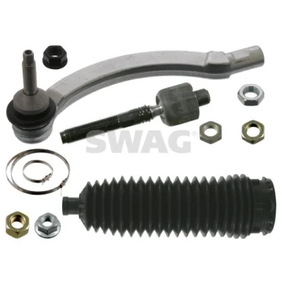 Image de SWAG 55 94 0555 Biellette de direction Essieu avant gauche avec écrous colliers, corsets/emboutis VOLVO: V70 2, S60 I