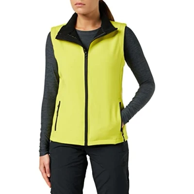 Image de Result R232f Gilet Softshell Imprimable Femme, Jaune/Noir, Small/Size 10